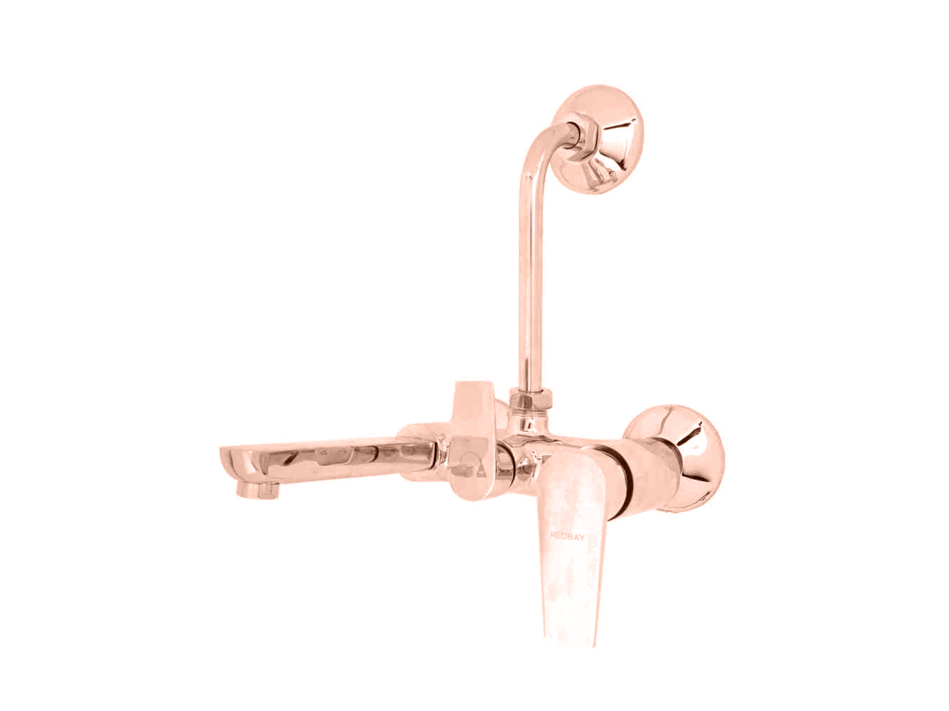 ARCH SINGLE LEVER WALL MIXER WITH L BEND (ROSE GOLD)