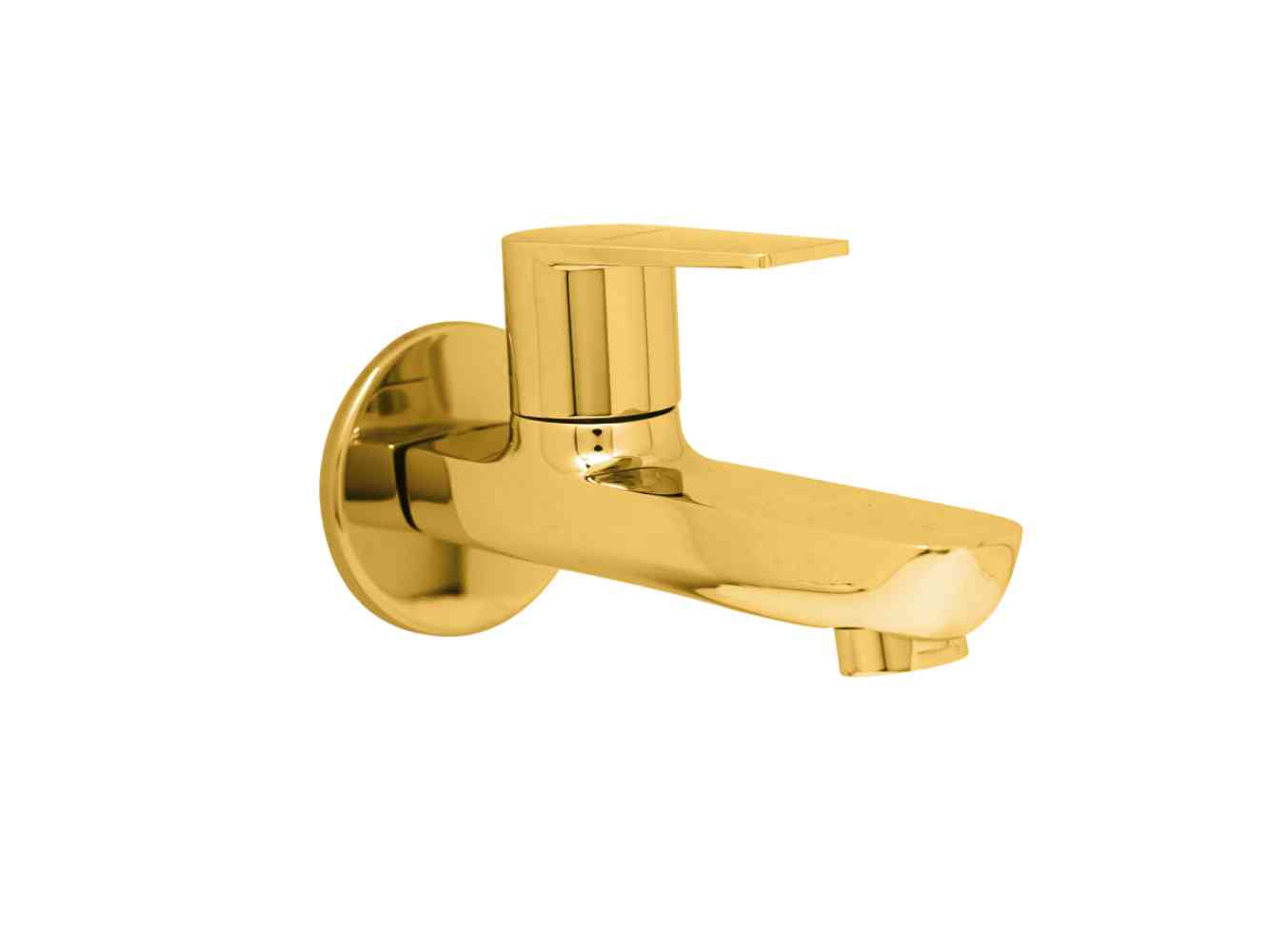 ARCH BIB COCK LONG WITH FLANGE (GOLD)