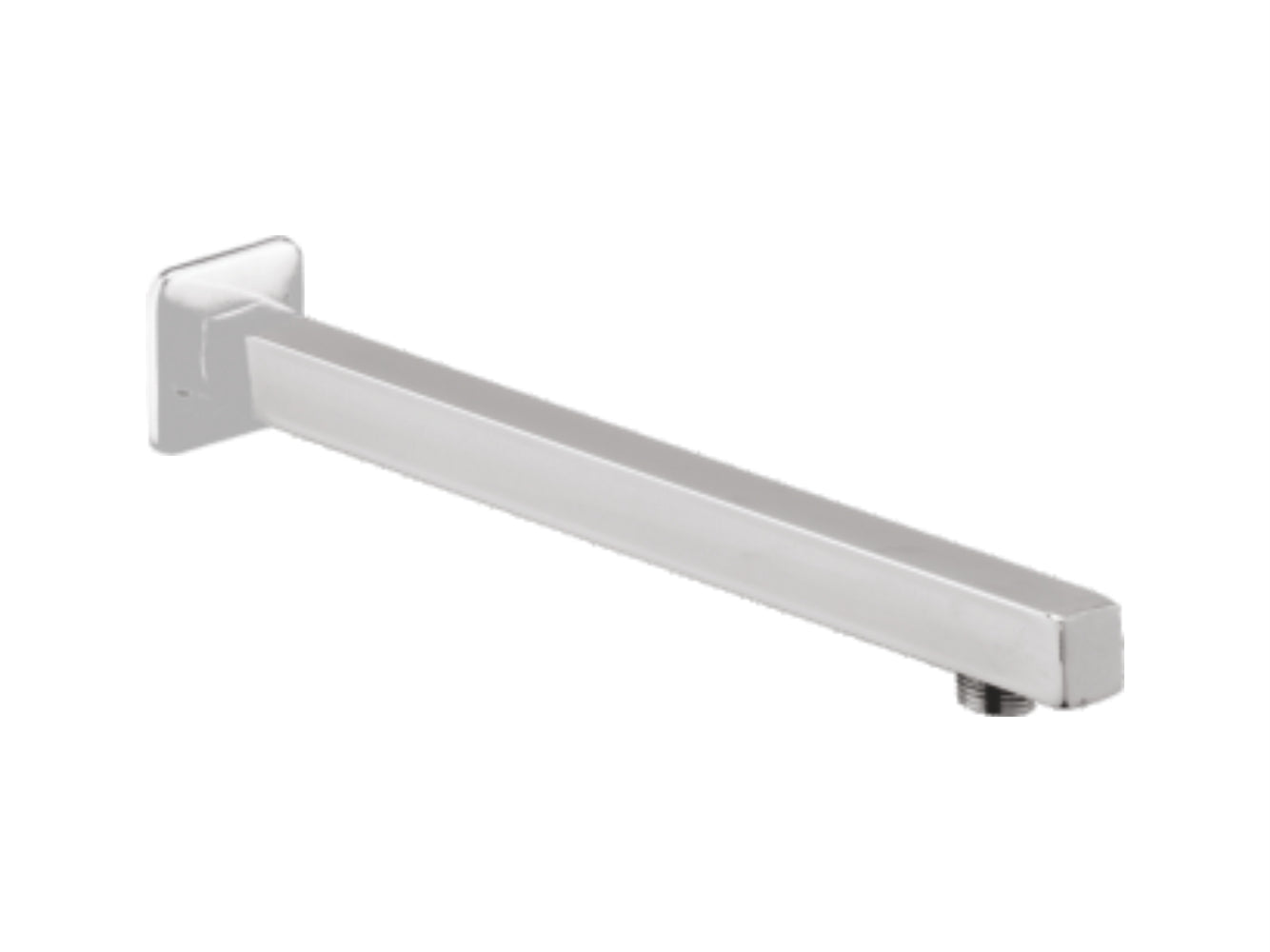 SQUARE SHOWER ARM BRASS 12"