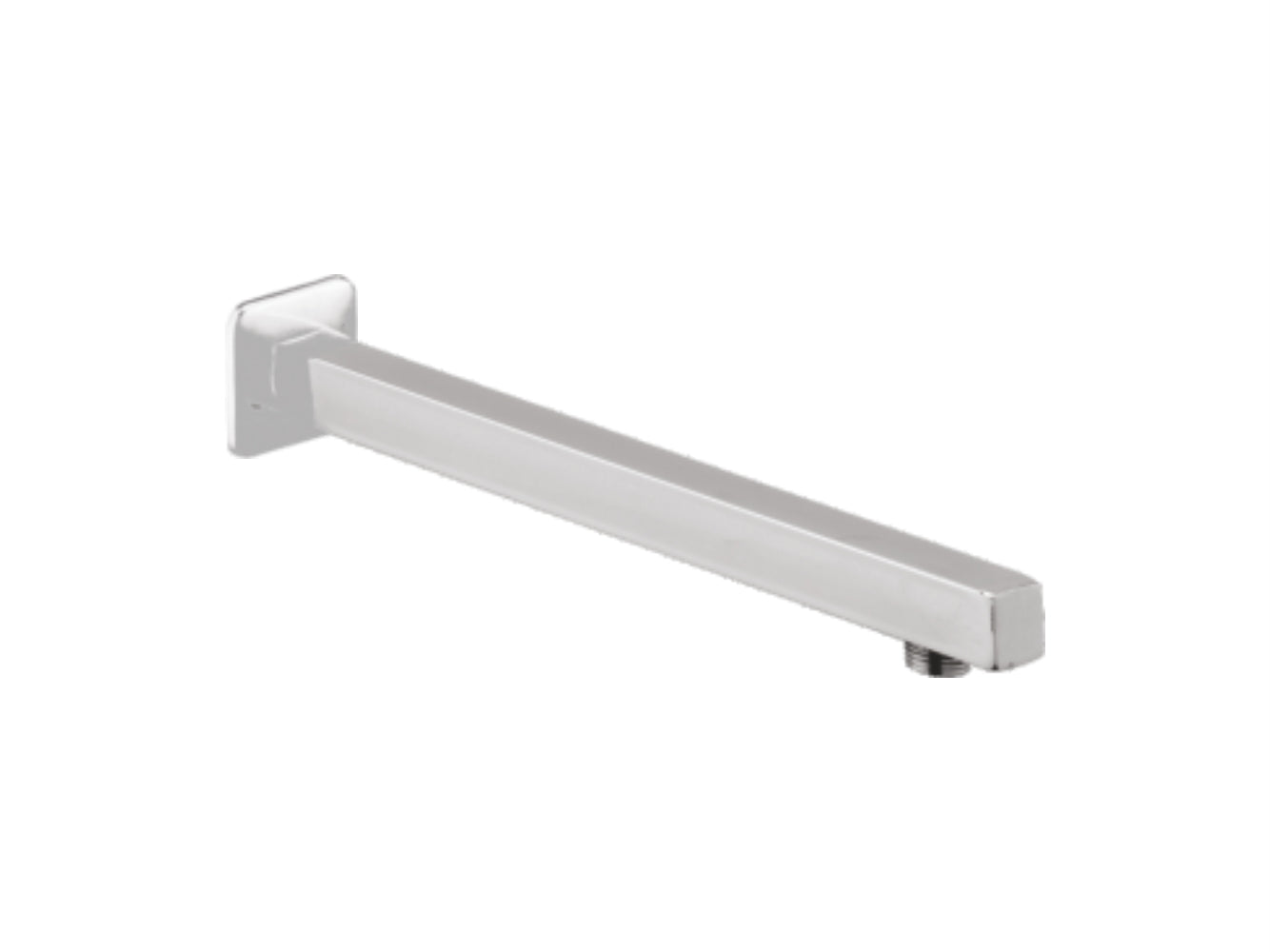 SQUARE SHOWER ARM SS 12"