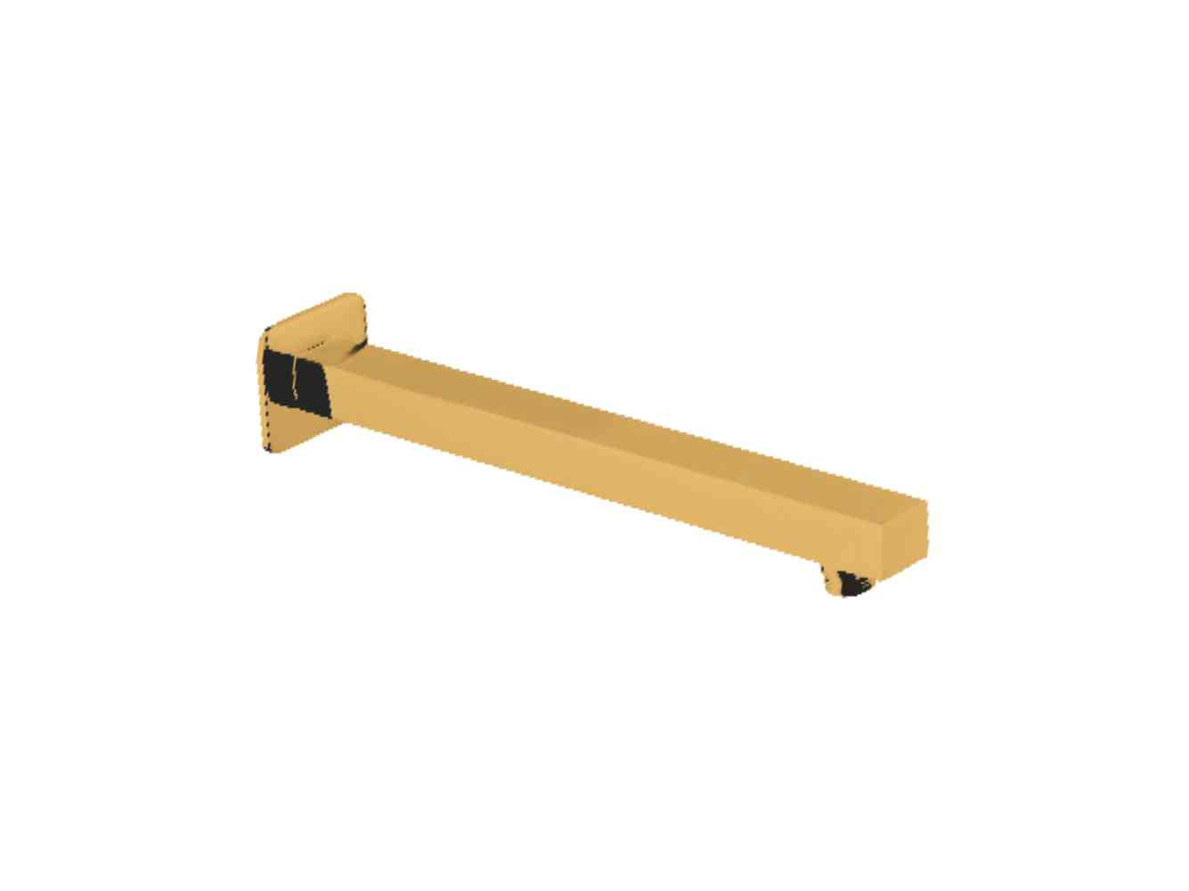 SQUARE SHOWER ARM SS 24" GOLD