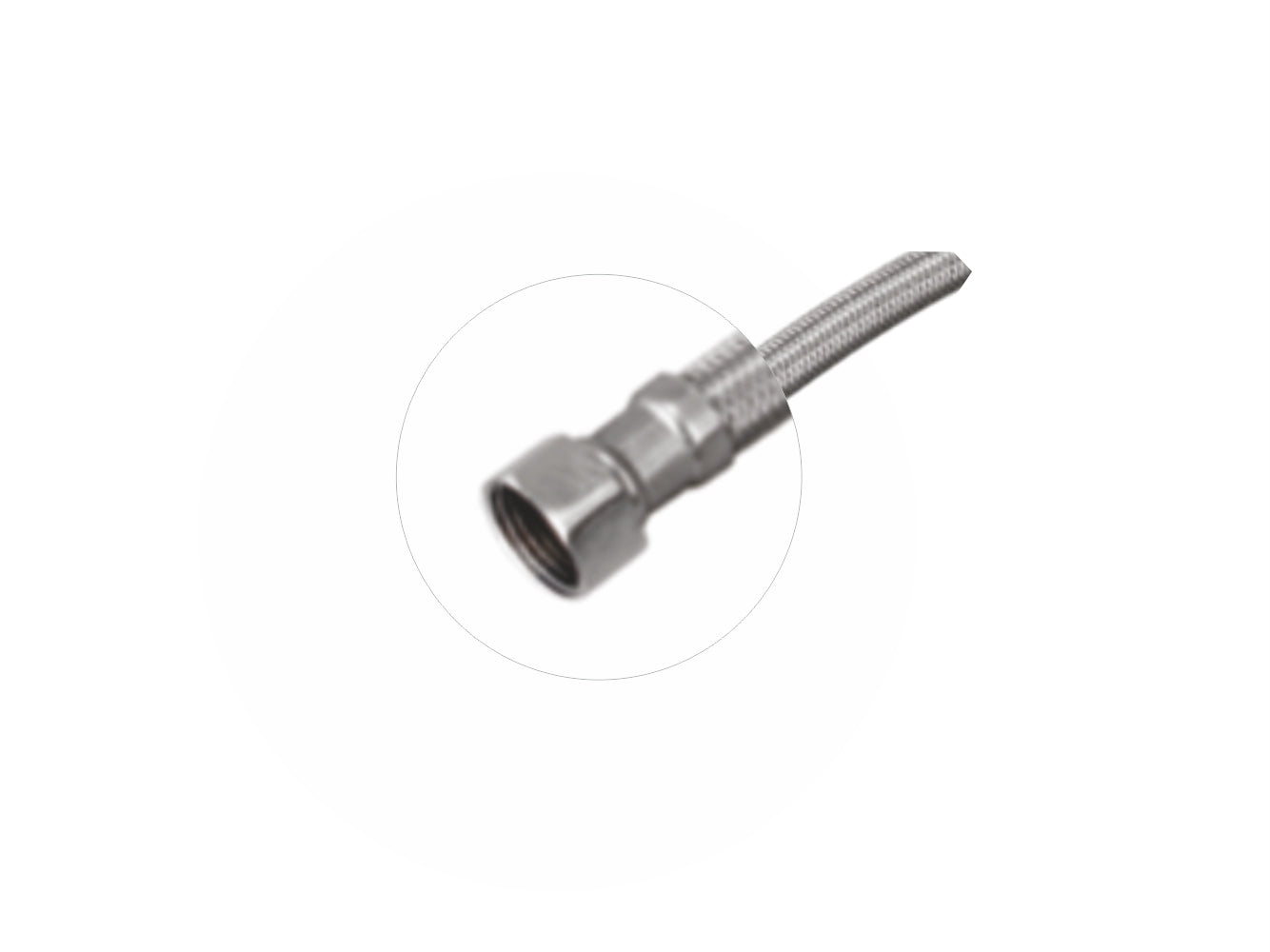 SS 304 Braided Connection SS Nut