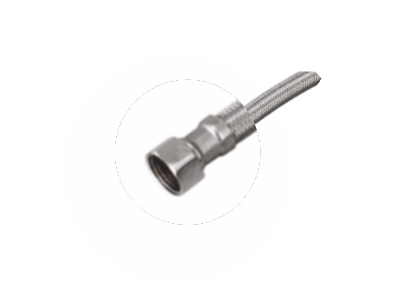 SS 304 Braided Connection SS Nut