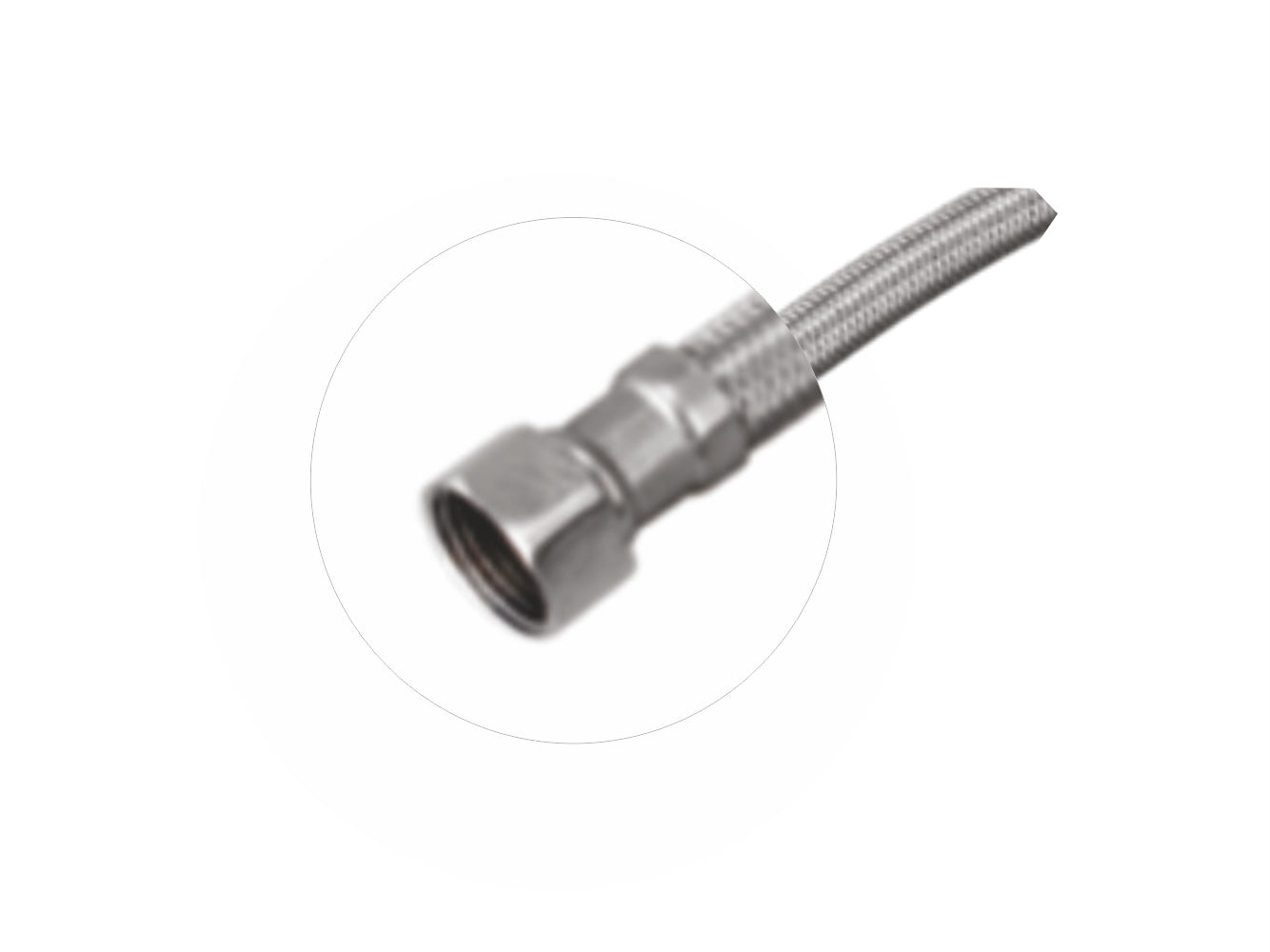 SS 304 Braided Connection SS Nut