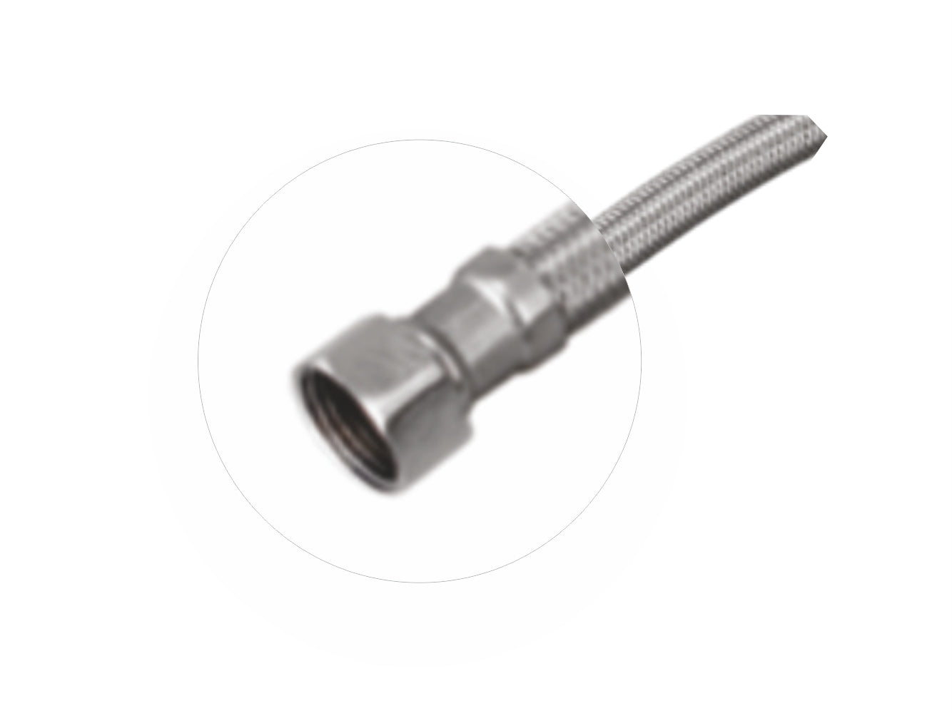 SS 304 Braided Connection SS Nut