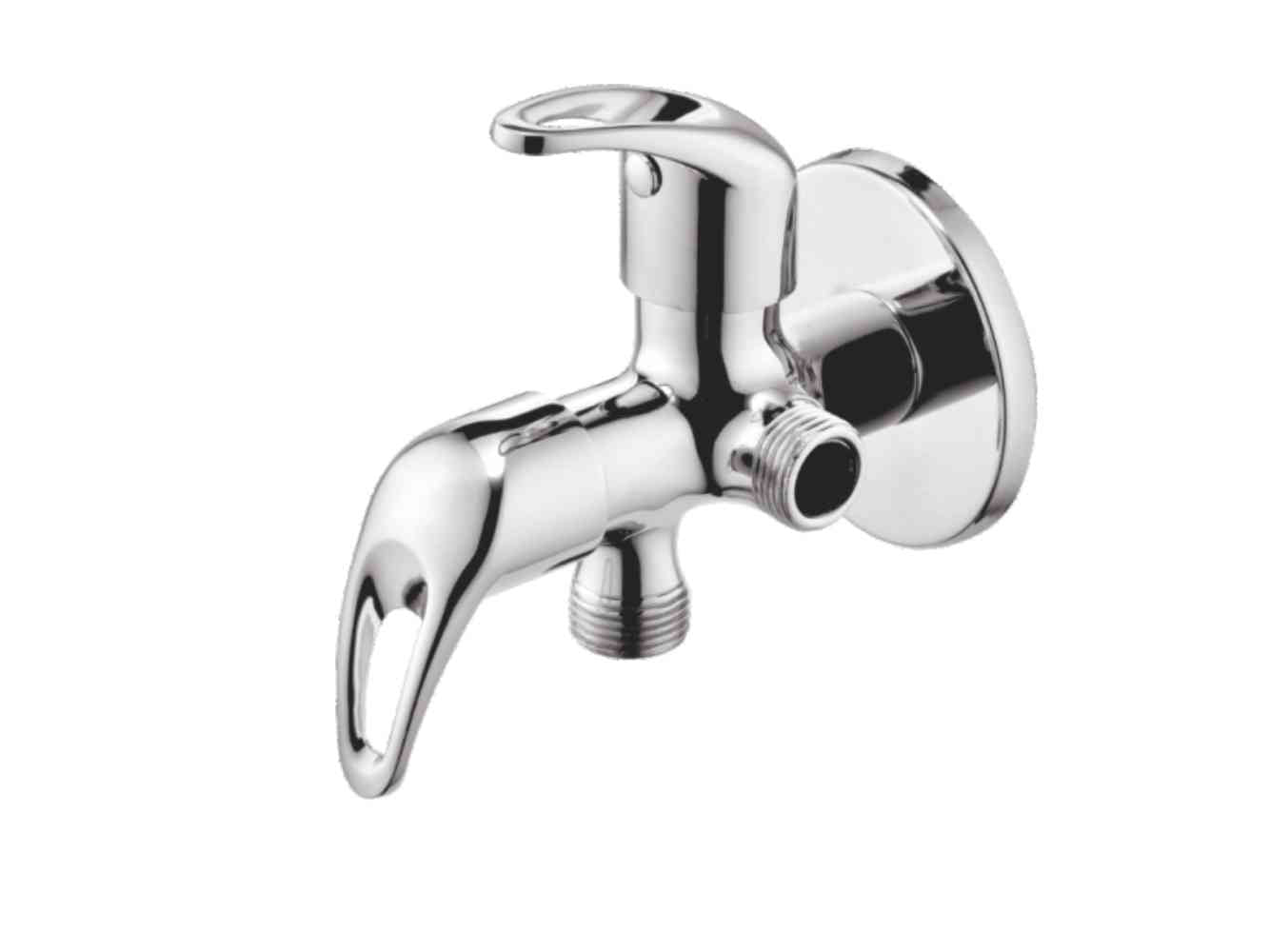 ROW 2 WAY ANGLE COCK WITH FLANGE