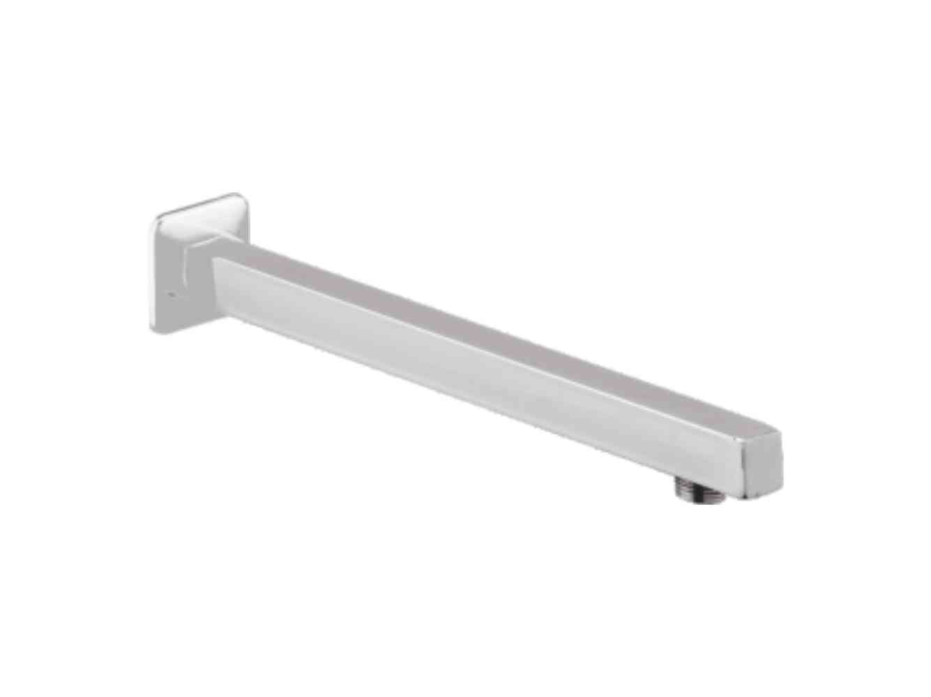 SQUARE SHOWER ARM BRASS 15"